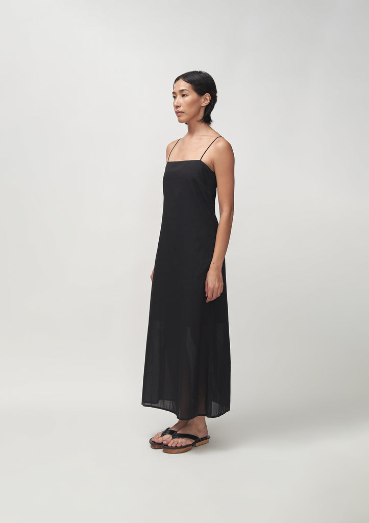 black string dress Mini String Dress Black M